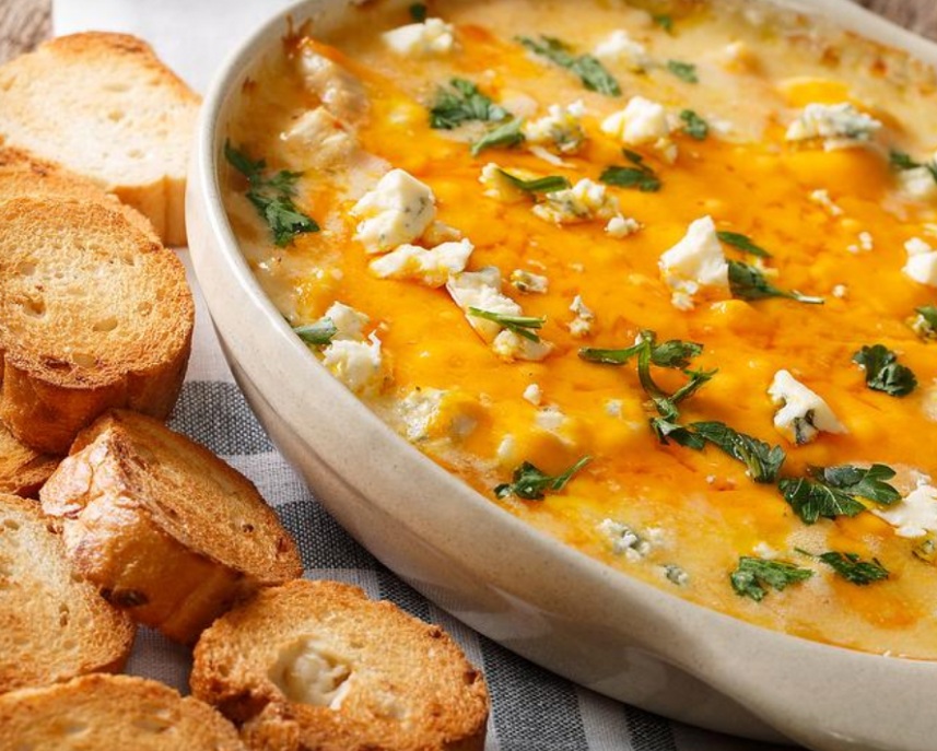 Blue Cheese Buffalo Dip Recipe With Hearts of Palm