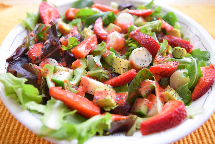 Hearts of Palm Strawberry Summer Salad